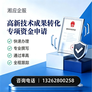 淮南高新技术成果转化专项资金申报服务