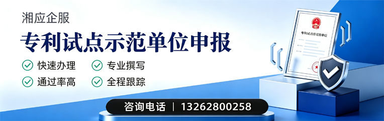 淮南专利试点示范单位申报服务
