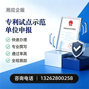 淮南专利试点示范单位申报服务