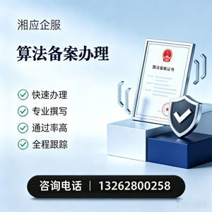 淮南算法备案申报服务